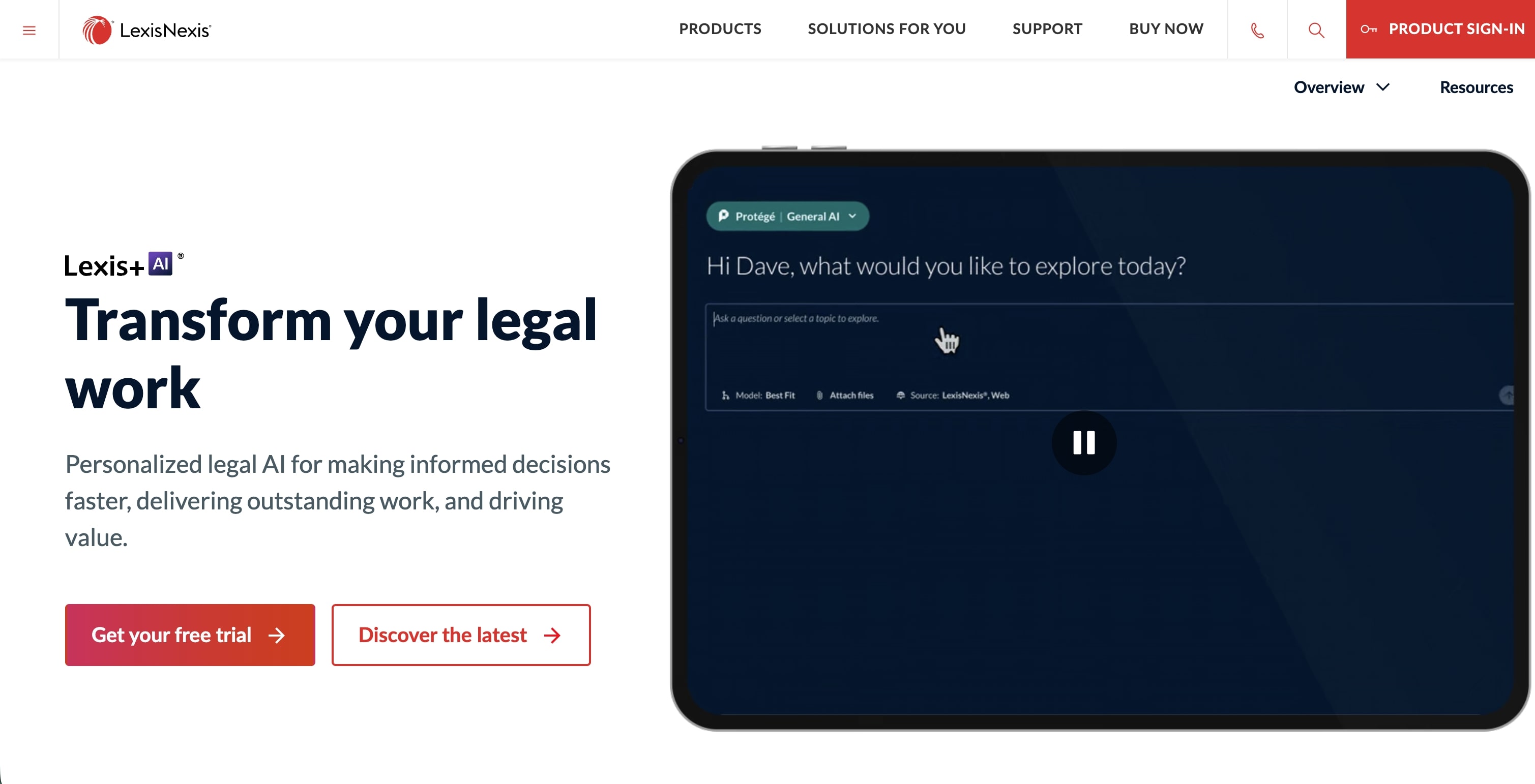 LexisNexis — Lexis+ AI
