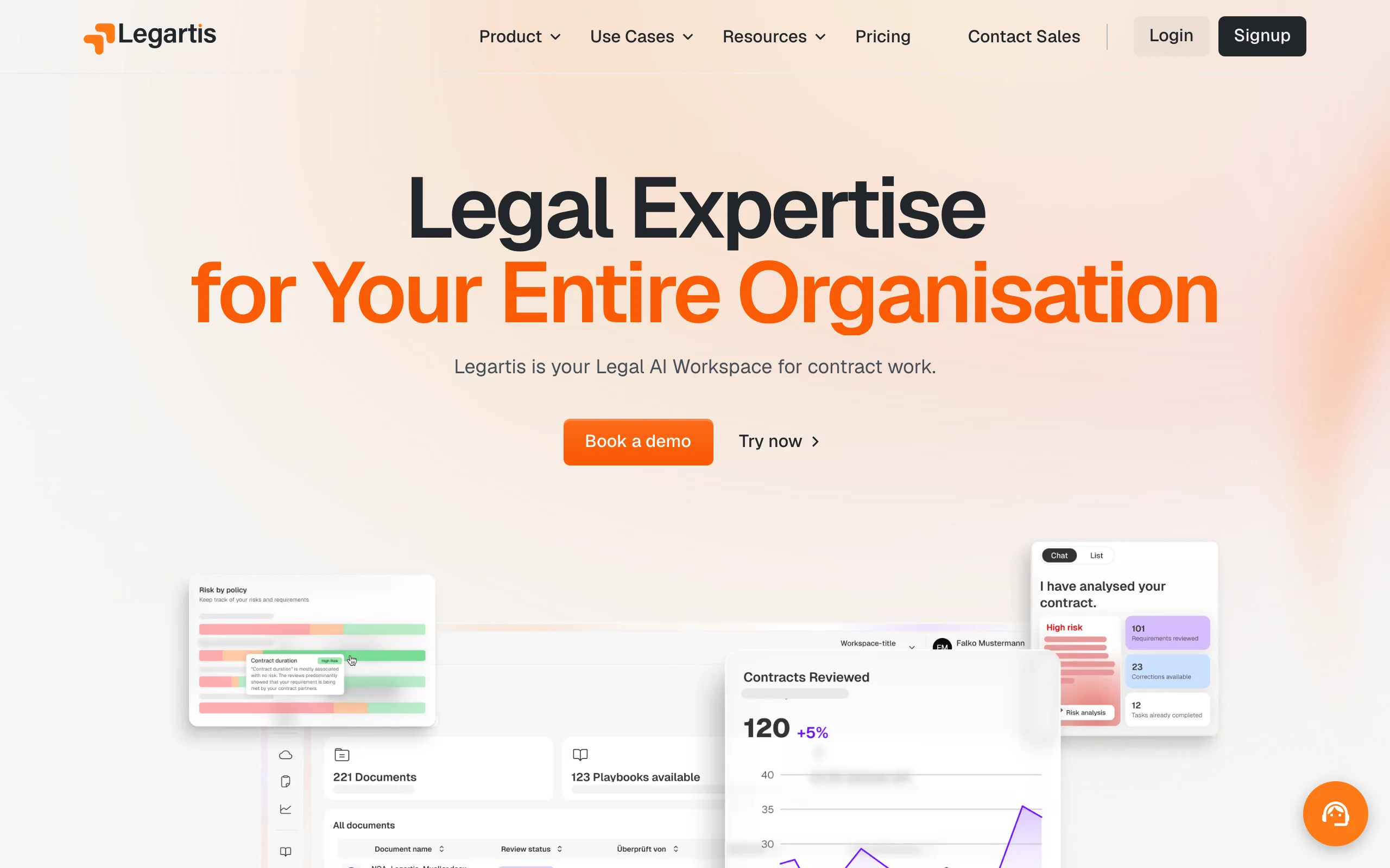 AI Contract Risk Analysis Software with Legartis