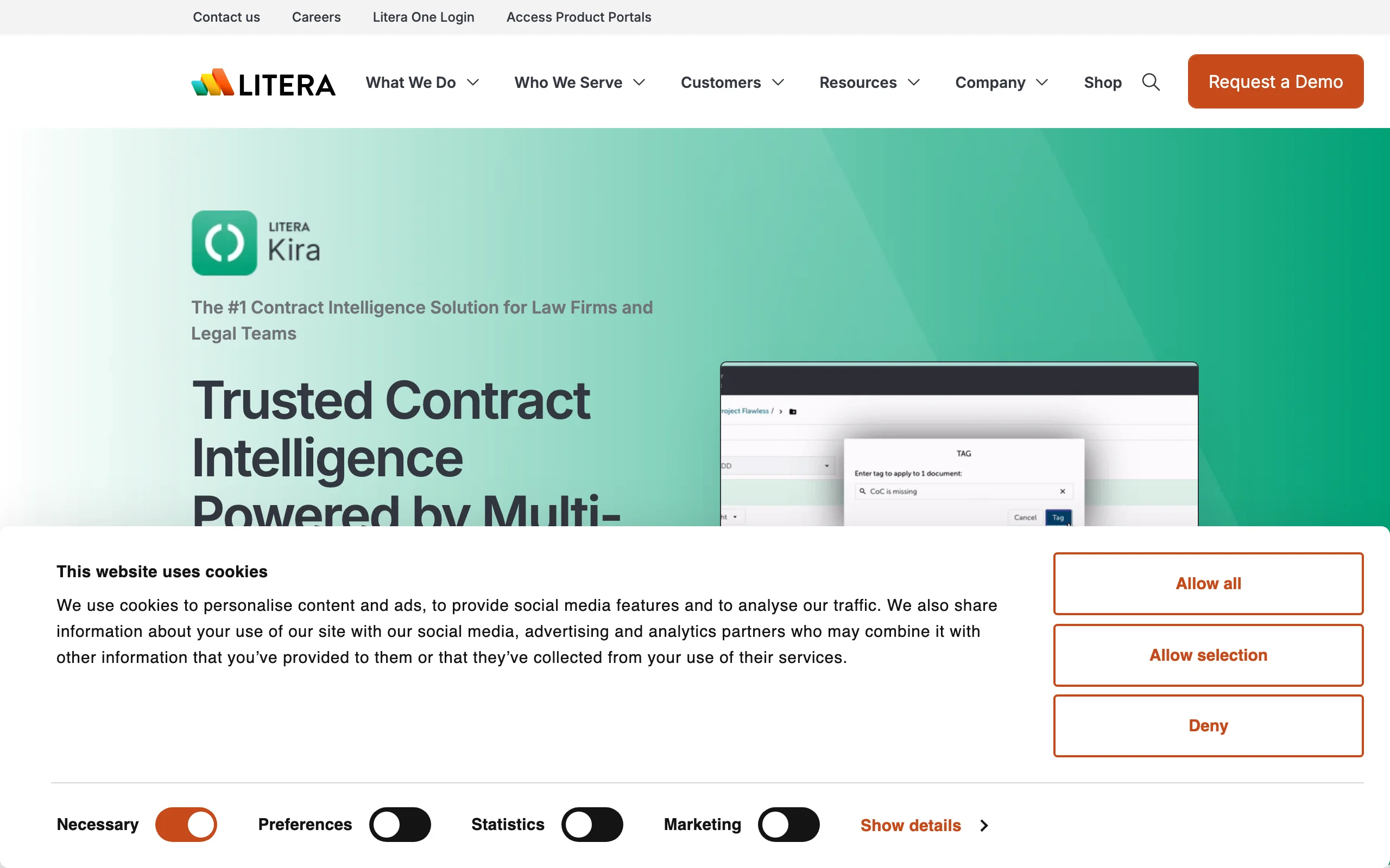 Contract Intelligence Software with Kira