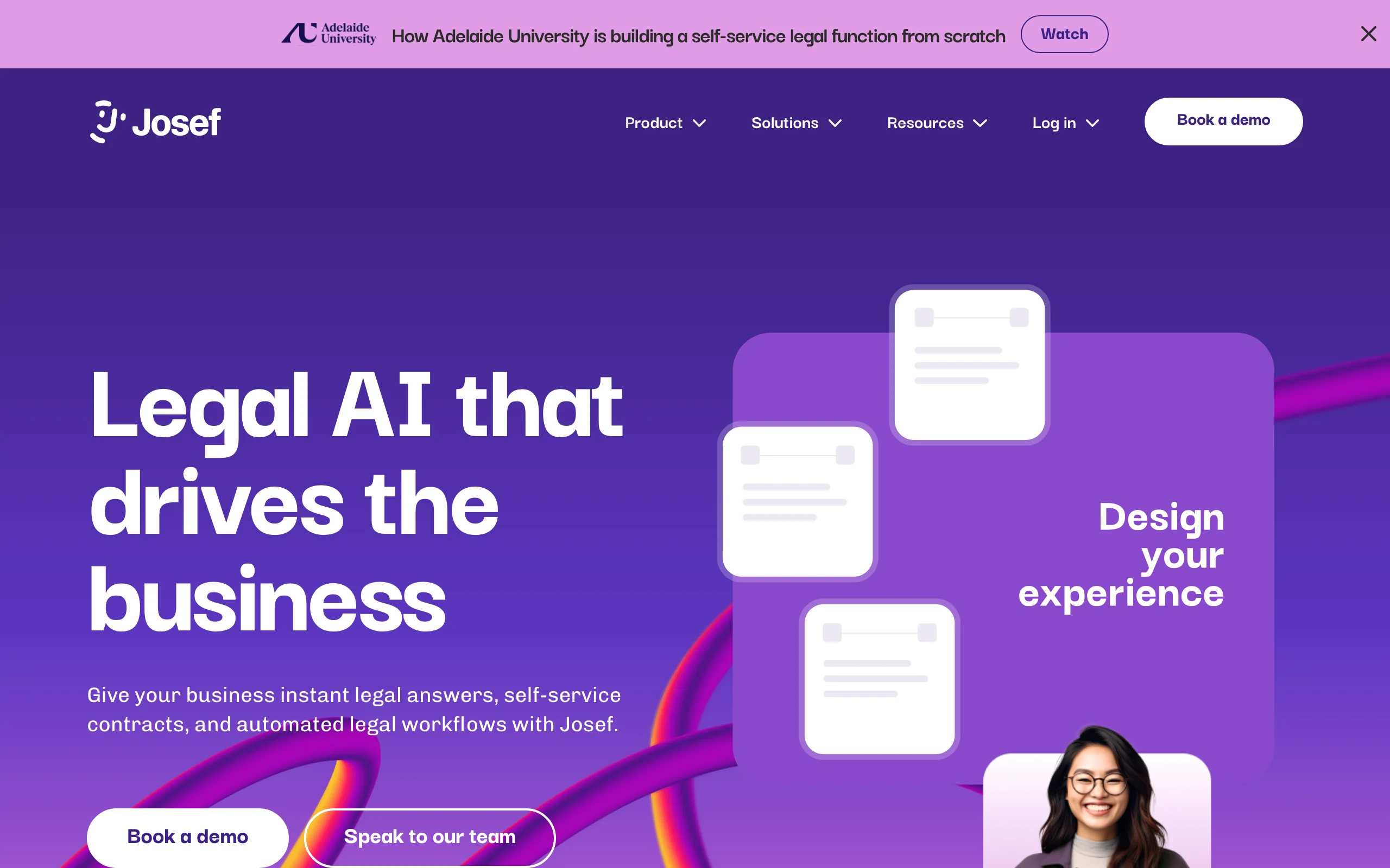 Law Firm Contract Automation Software with Josef