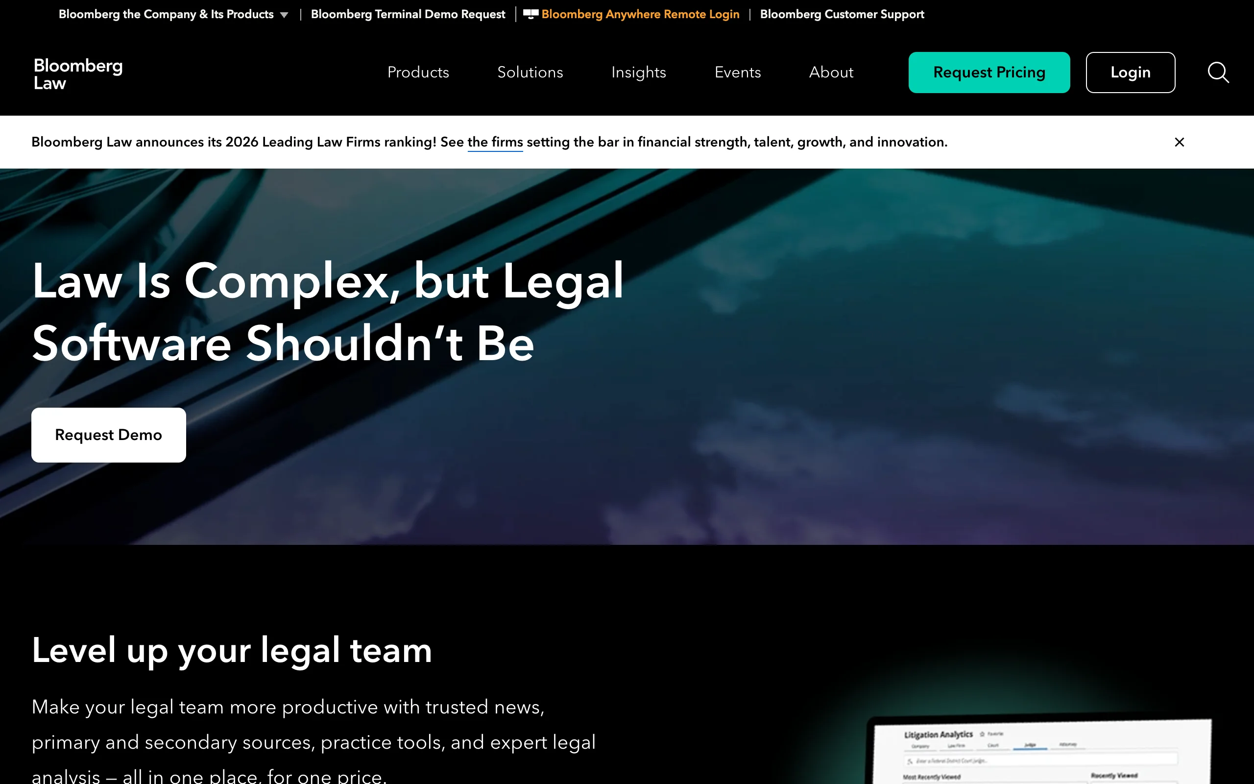 Legal Research Databases with Bloomberg Law