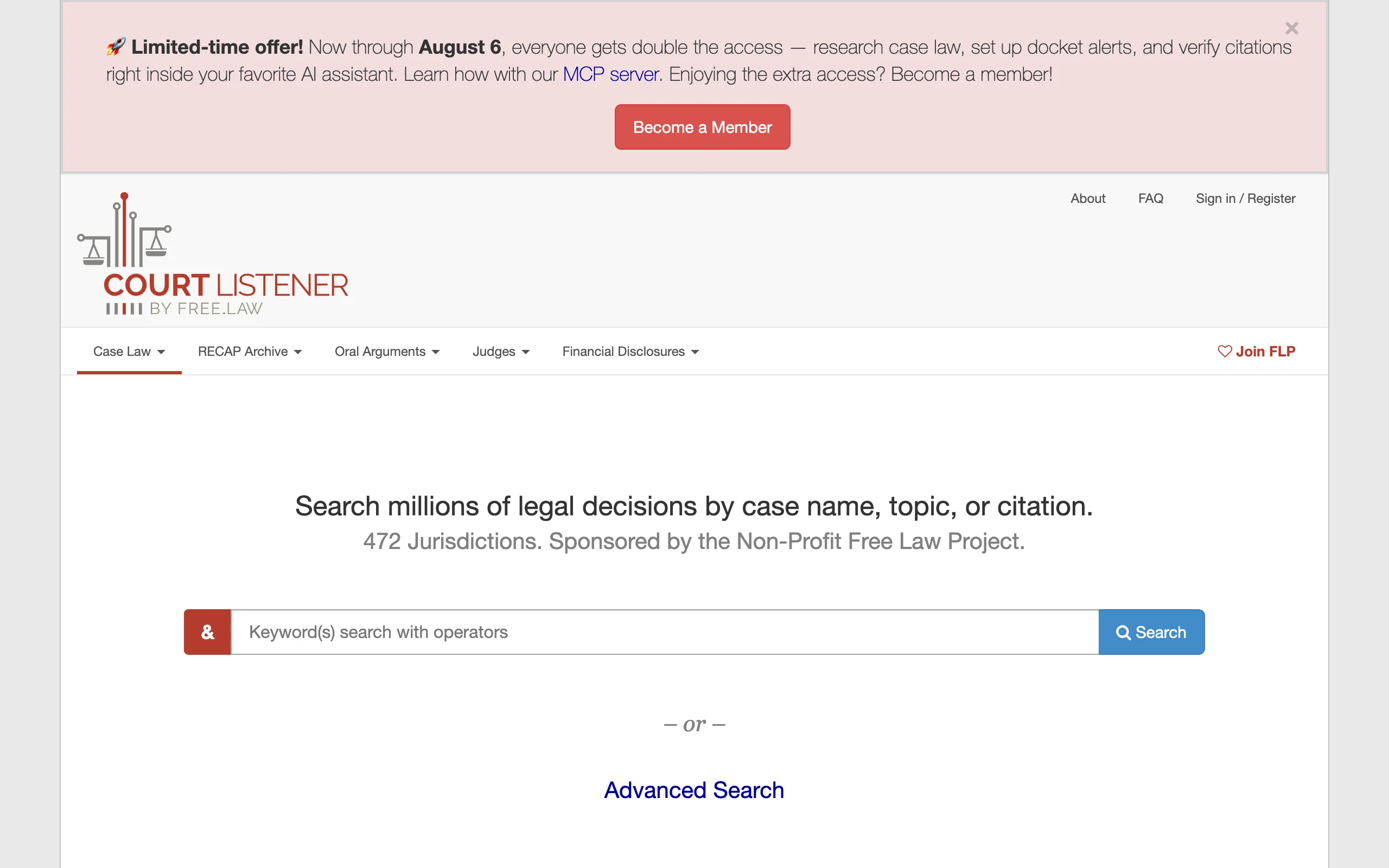 Legal Research Tools with PACER and CourtListener