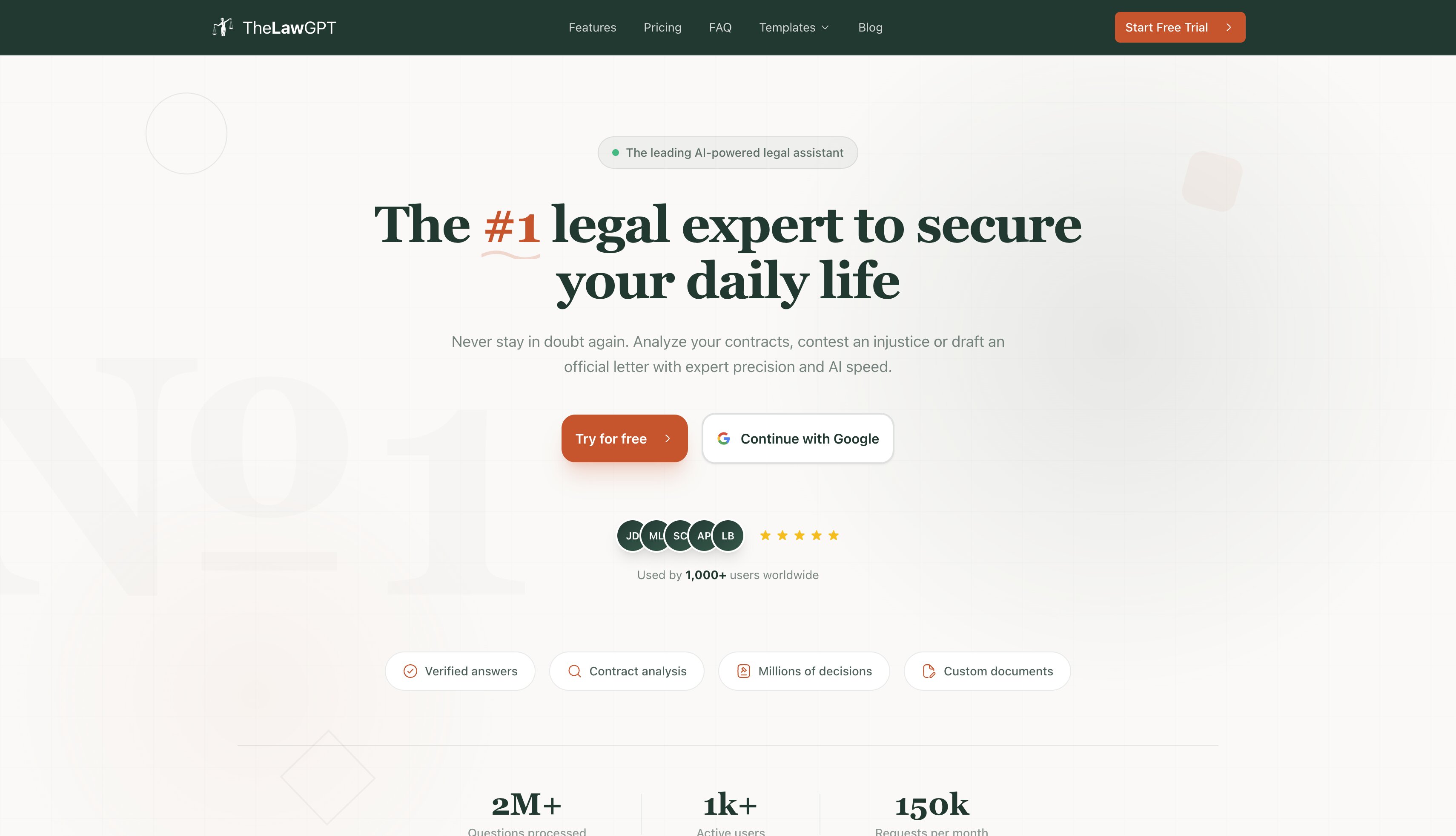 Interface TheLawGPT connectée à Légifrance affichant le Code Civil et le Code du Travail