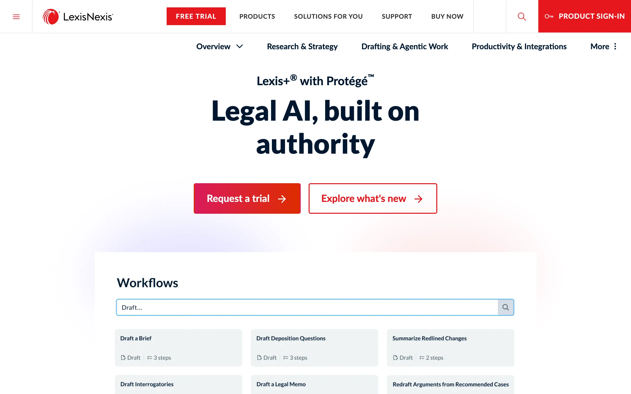 AI Tools For Legal Research with Lexis+ Protégé