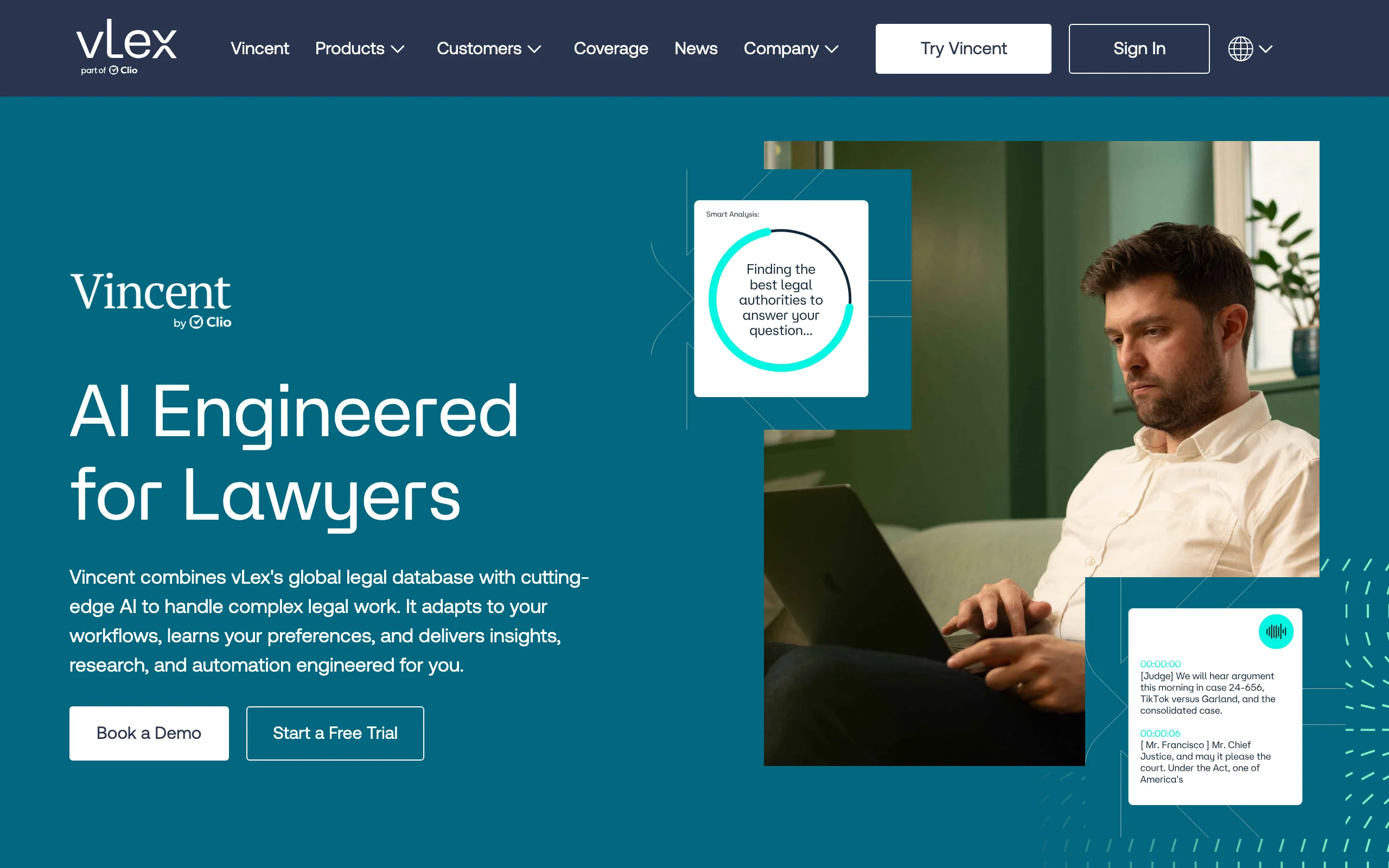 AI Tools For Legal Research with Vincent AI