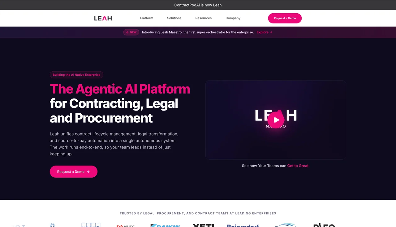 Contract Authoring Software with ContractPodAi