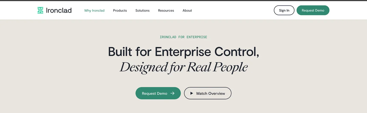 Contract Authoring Software with Ironclad