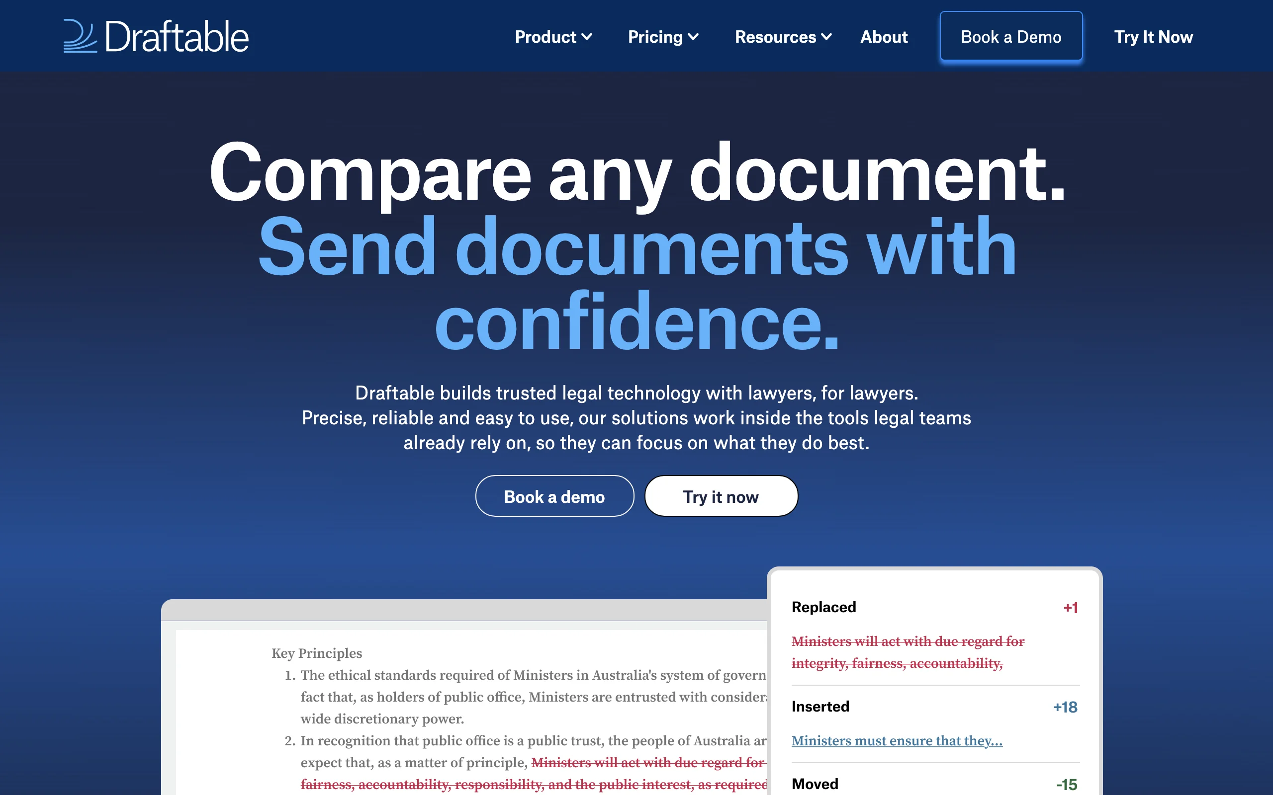 Document Redline Software with Draftable Legal