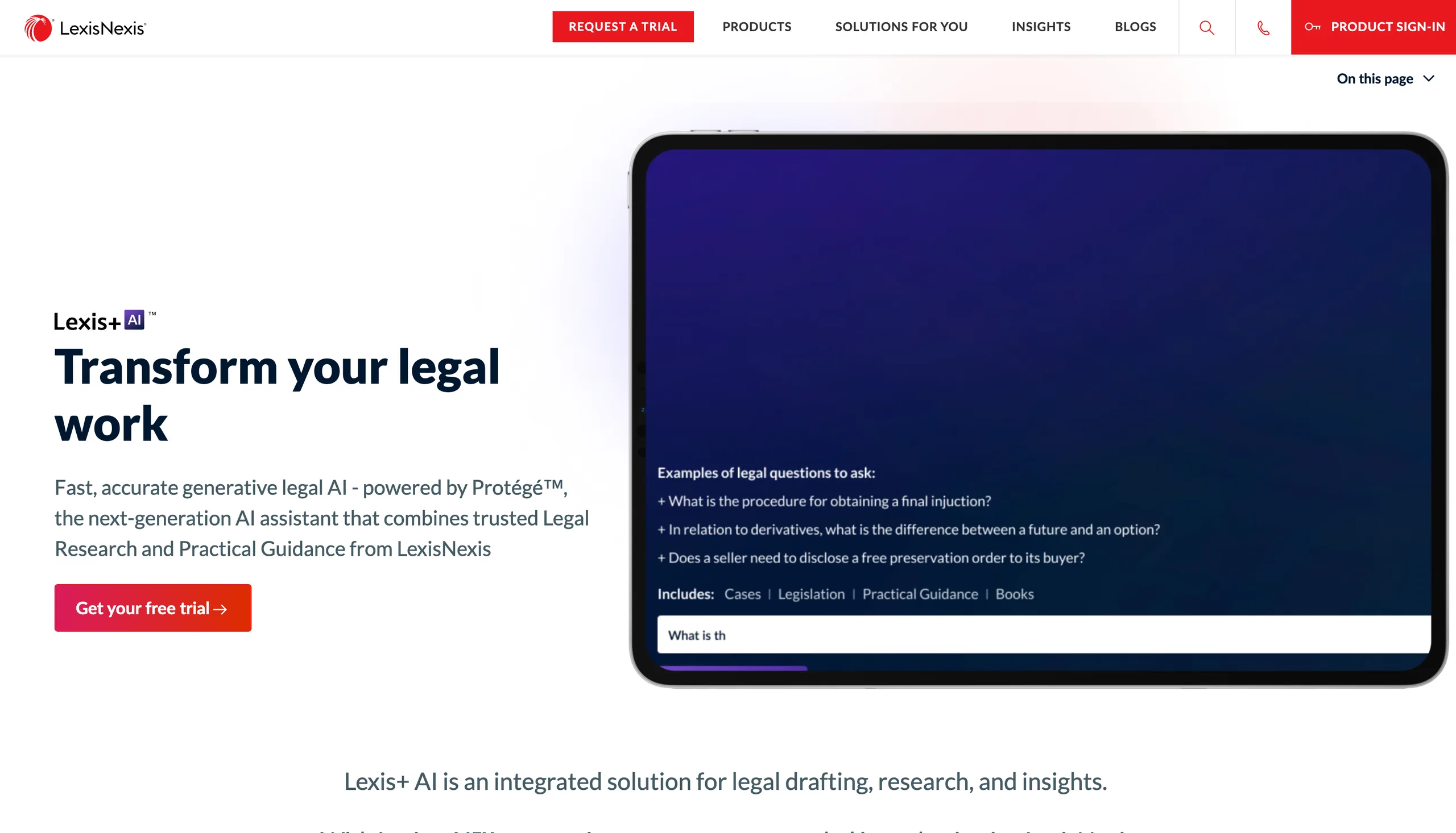 Harvey Ai Alternatives with Lexis Plus AI