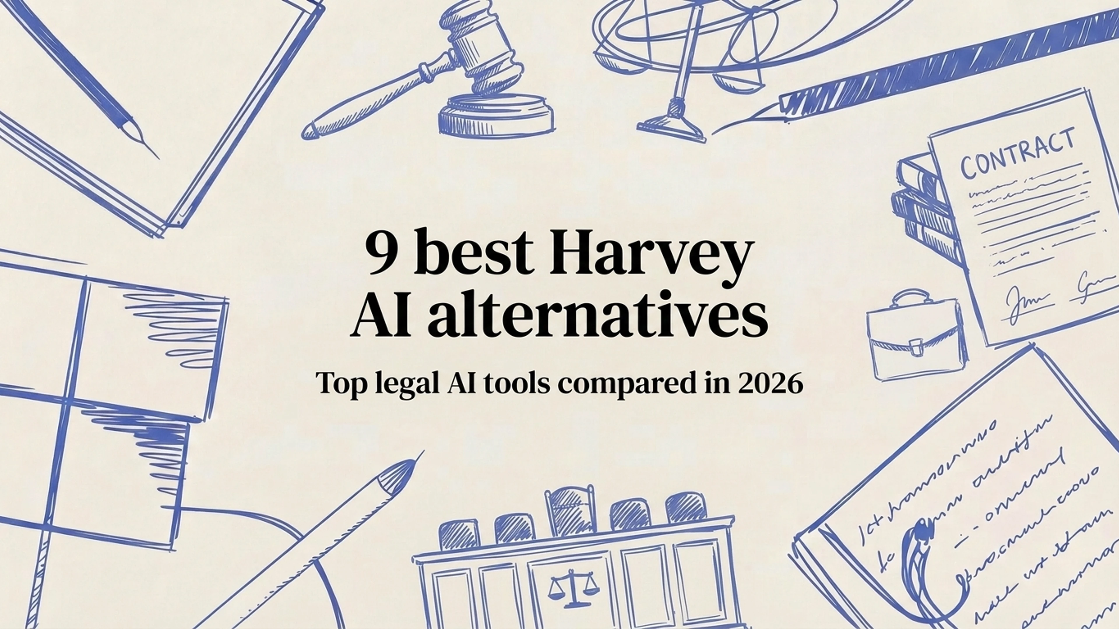 Picture of 9 best Harvey AI alternatives in 2026 article