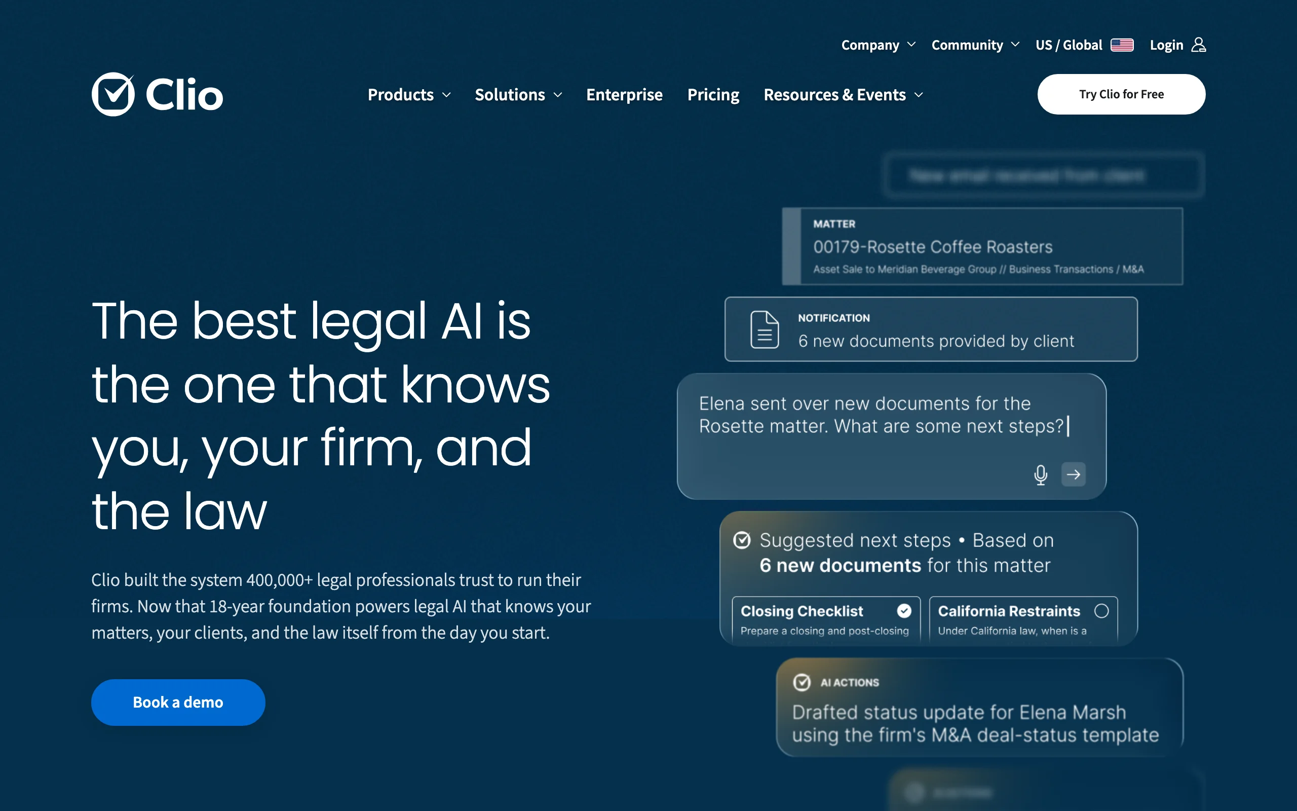 Law Firm Collaboration Software with Clio