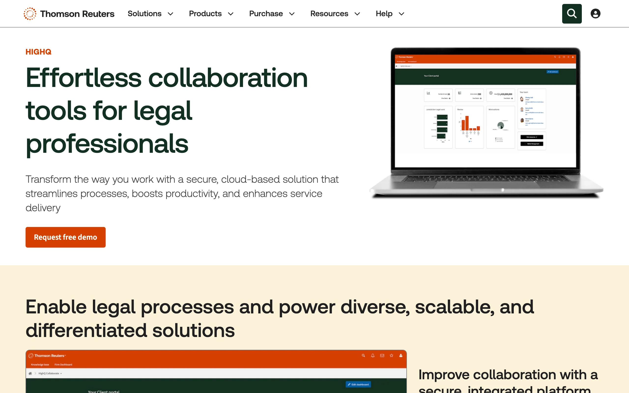 Law Firm Collaboration Software with HighQ