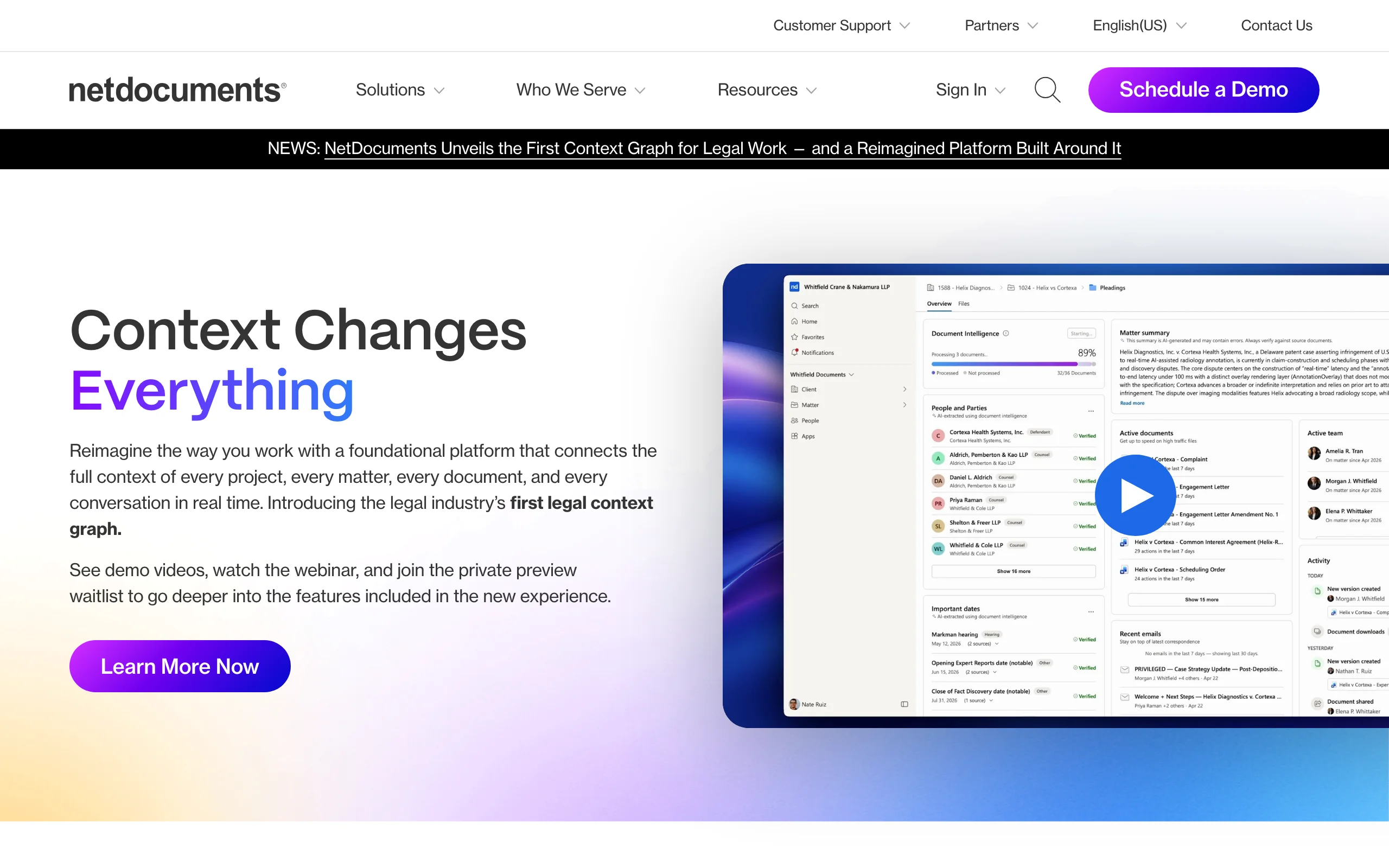 Law Firm Collaboration Software with NetDocuments