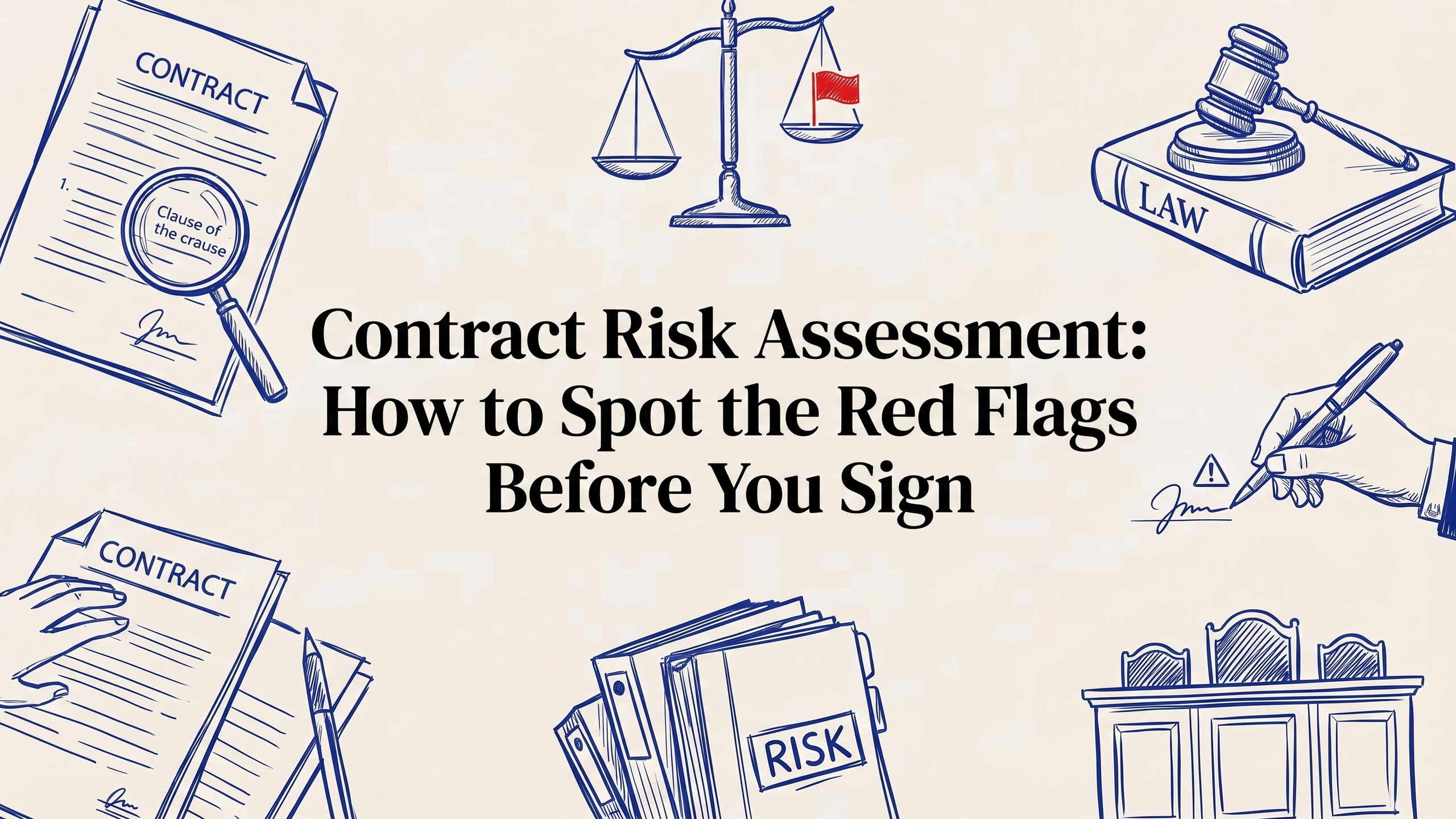 Picture of "Contract Risk Assessment: How to Spot the Red Flags Before You Sign" article