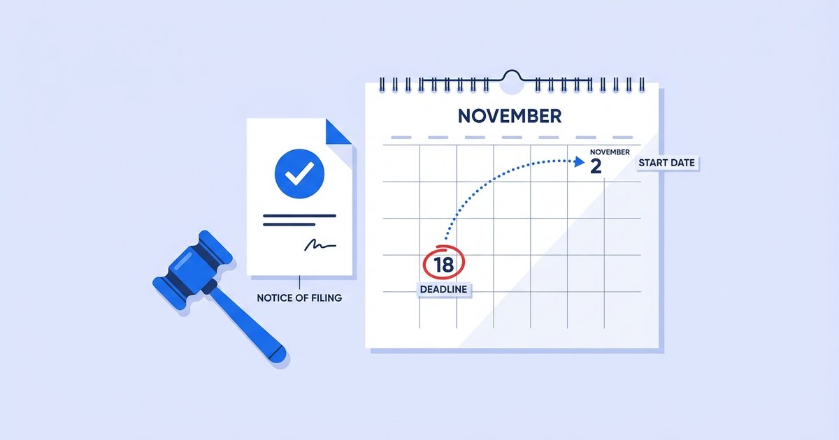 How to calculate court deadlines step by step under the Federal Rules of Civil Procedure